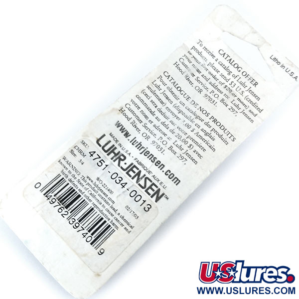 Luhr Jensen Luhr jensen Crippled Herring, srebro, 21 g błystka wahadłowa #11073