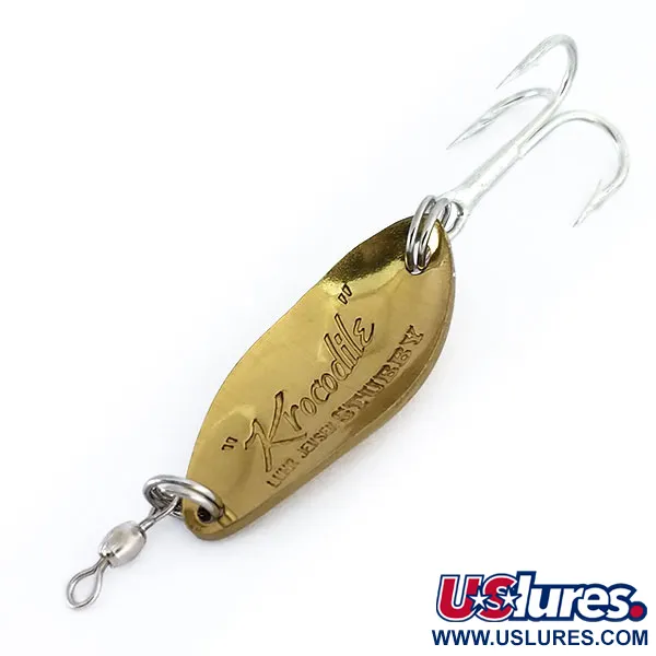 Luhr Jensen Lil' Kroc (Krocodile Stubby), złoto, 4,5 g błystka wahadłowa #11106