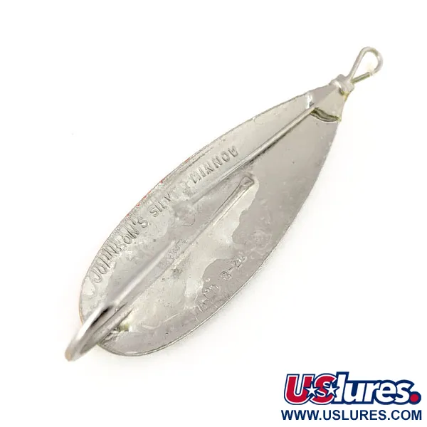  Błystka antyzaczepowa Johnson Silver Minnow, pomarańczowy/zielony/srebrny, 9 g błystka wahadłowa #11143