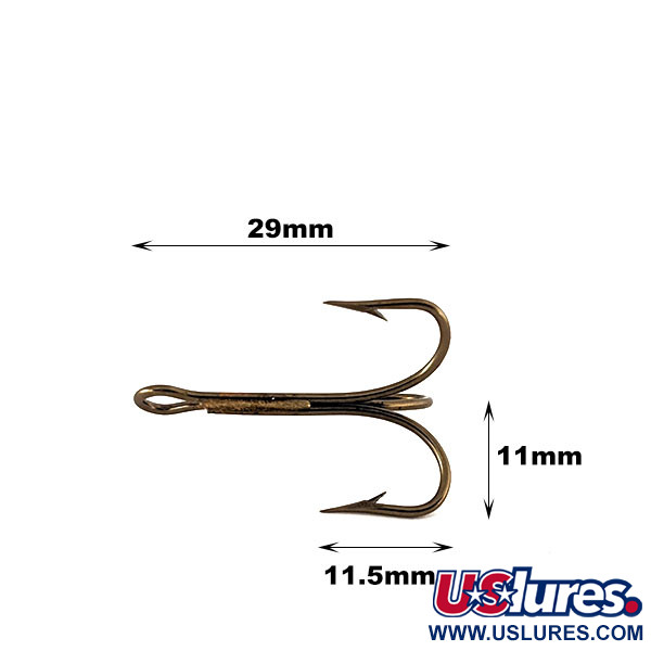  Kotwica Mustad #2 Bronze 3551, Brązowy,  g  #11615