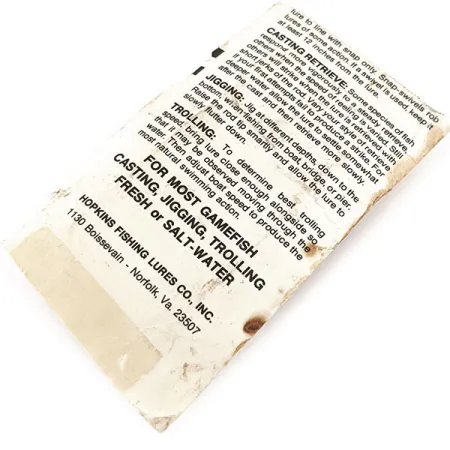 Hopkins Shorty 45, pilker, młotkowany nikiel, 14 g błystka wahadłowa #11240