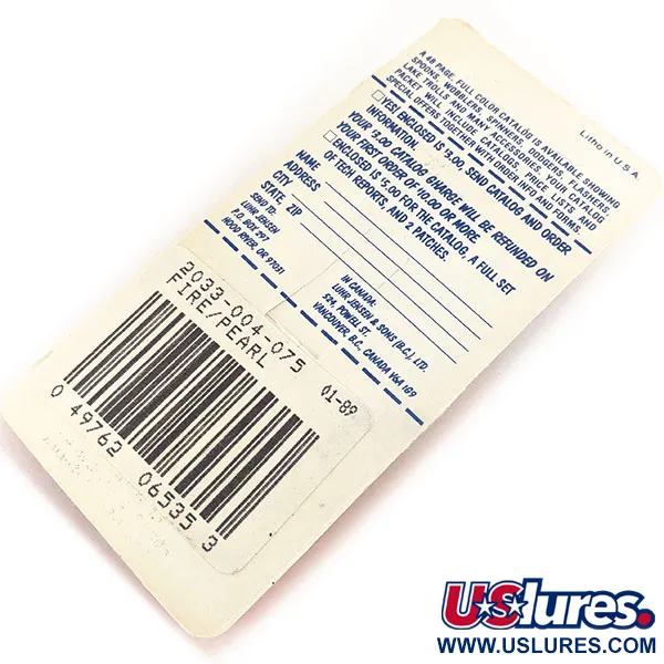  Luhr Jensen Pro Trout 4 UV (świeci w ultrafiolecie), Ognista Perła, 8 g błystka obrotowa #11276