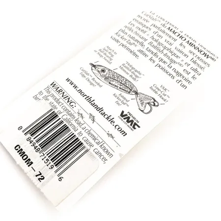 Northland Macho Minnow, pilker, Tęczowa ryba, 14 g błystka wahadłowa #11289