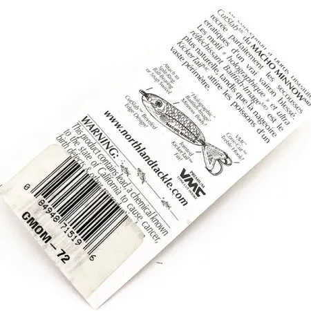 Northland Macho Minnow, pilker, opalizująca zieleń, 14 g błystka wahadłowa #11291