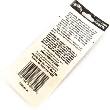 Renosky Lures Renosky Sonic Swing Minnow 1, nikiel/pstrąg tęczowy, 3 g błystka obrotowa #11294