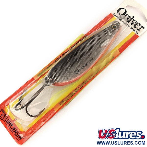  Luhr Jensen Quiver, srebrny/pomarańczowy pasek, 39 g wobler #11306