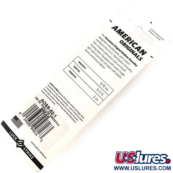  Luck E Strike Shallow Smoothy, brązowy tygrys, 11 g wobler #11348