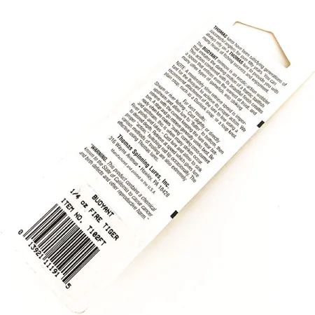 Thomas Buoyant, Fire Tiger (Ognisty Tygrys), 7 g błystka wahadłowa #11349