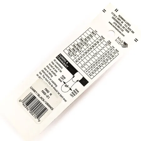 Norman Mad N, Chartreuse/Czarny/Pomarańczowy, 11 g wobler #11352