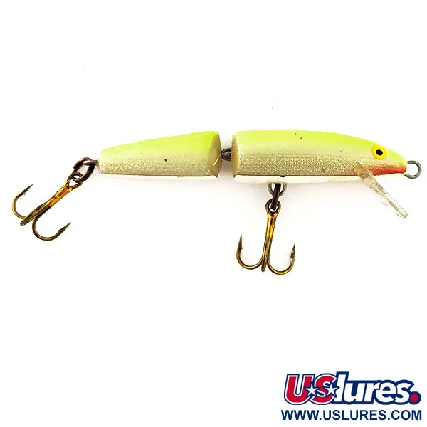 Rapala Jointed J7, Chartreuse, 4 g wobler #11373