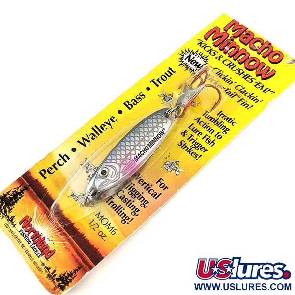 Northland tackle Northland Macho Minnow, pilker, Tęczowe srebro, 14 g błystka wahadłowa #11393