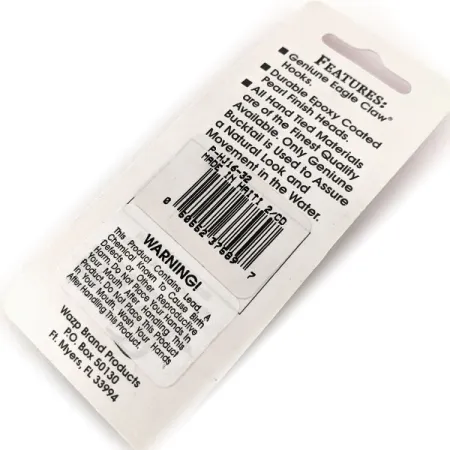 Wahoo Wazp Bucktail Jig, żółty/zielony/czarny, 2 g błystka wahadłowa #14459