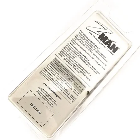 Z-Man Chatter Shrimp, czarny/brokat, 14 g błystka wahadłowa #11419