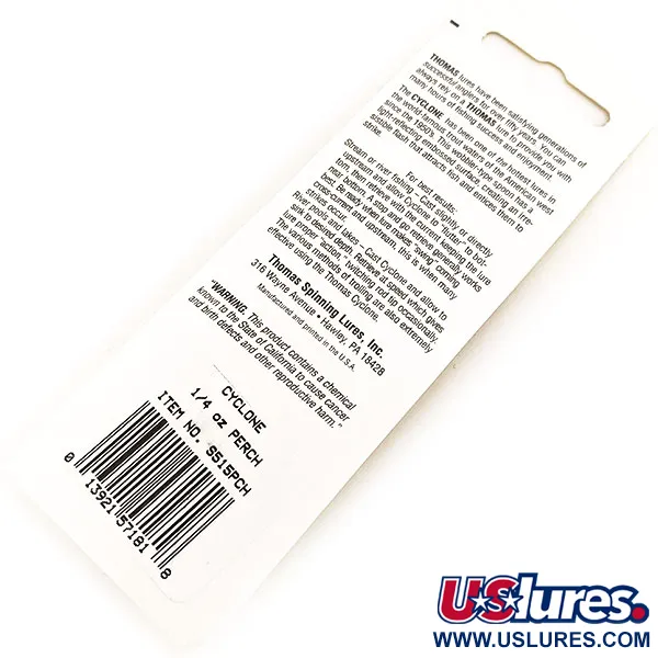  Thomas Cyclone, okoń z brązu, 7 g błystka wahadłowa #14623