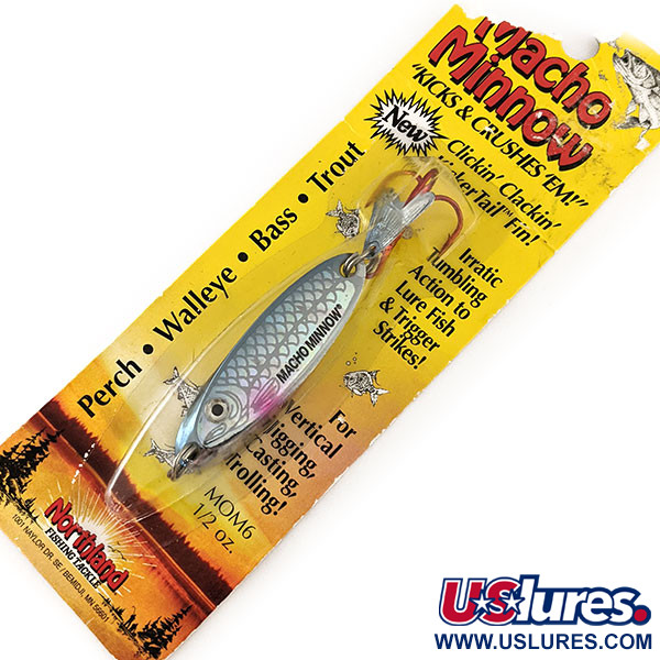 Northland tackle Northland Macho Minnow, pilker, Tęczowe srebro, 14 g błystka wahadłowa #11456