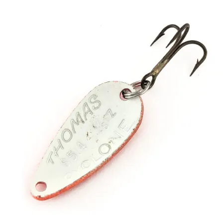 Thomas Cyclone UV (świeci w ultrafiolecie), różowy/biały, 4,3 g błystka wahadłowa #11492