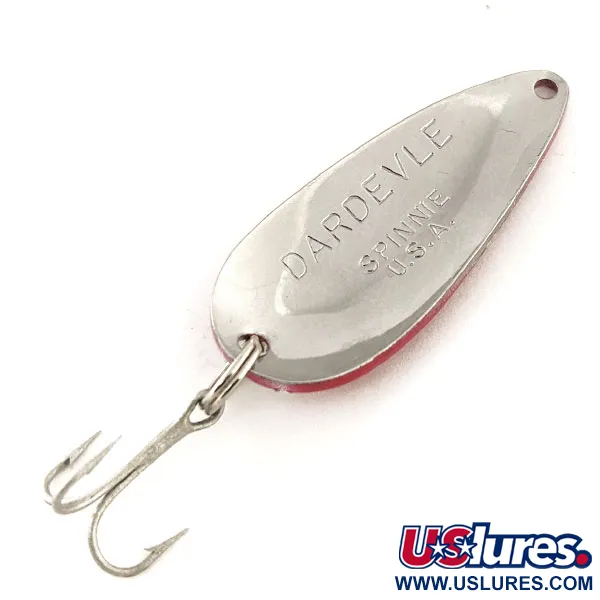 Eppinger Dardevle Spinnie, czerwony/biały/nikiel, 9 g błystka wahadłowa #11534