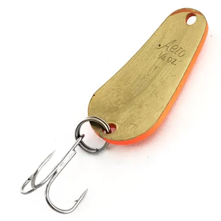 Aeroplane Spinner Aero UV (świeci w ultrafiolecie), neonowy pomarańczowy/złoty, 7 g błystka wahadłowa #11619