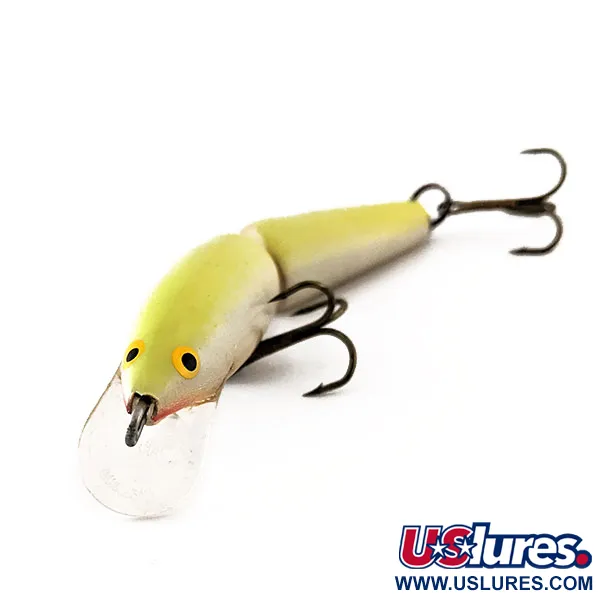 Rapala Jointed J9, Chartreuse, 7 g wobler #11572