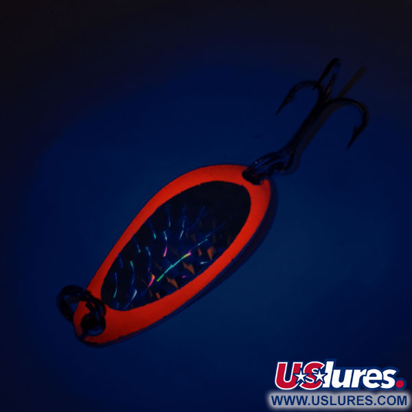 Luhr Jensen Little Jewel UV (świeci w ultrafiolecie), czerwony, 7 g błystka wahadłowa #11626