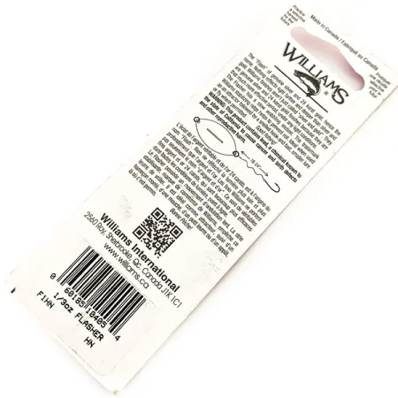 Williams Flasher F1, złoto Srebro, 9 g błystka wahadłowa #11670