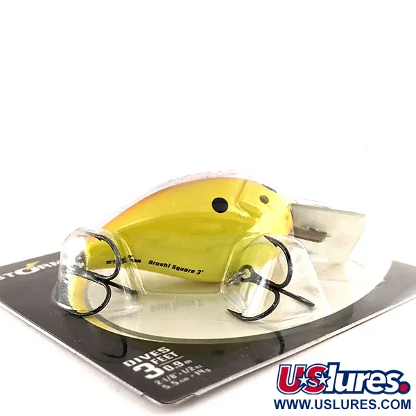 Storm Arashi Silent Square 3, Hot Chartreuse Shad, 14 g wobler #11674