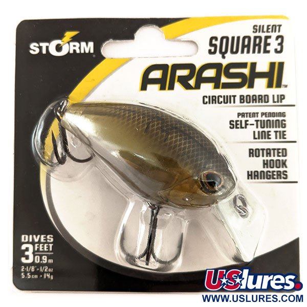  Storm Arashi Silent Square 3, Ghost Hitch, 14 g wobler #11676