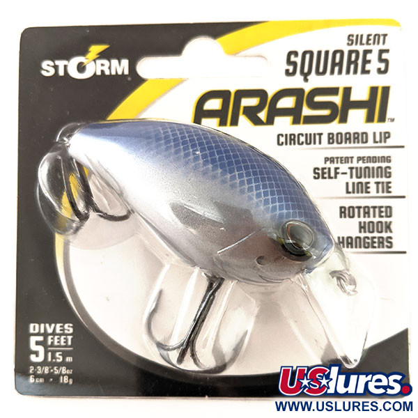  Storm Arashi Silent Square 5, niebieski, 18 g wobler #11677