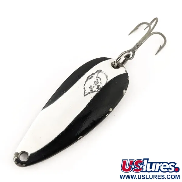 Eppinger Dardevle Spinnie, czarny/biały/nikiel, 9 g błystka wahadłowa #11725