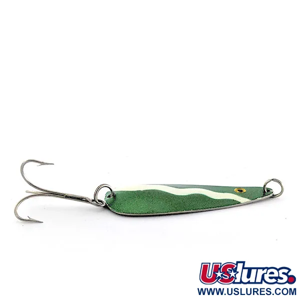 Weller Gypsy King 1, zielony/biały/nikiel, 17 g błystka wahadłowa #11745