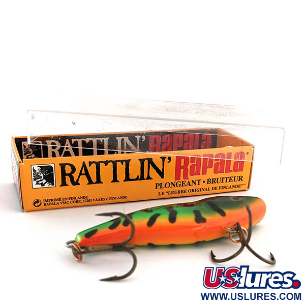  Rapala Rattl'n Rap 07, FT (Ognisty Tygrys), 16 g wobler #11775