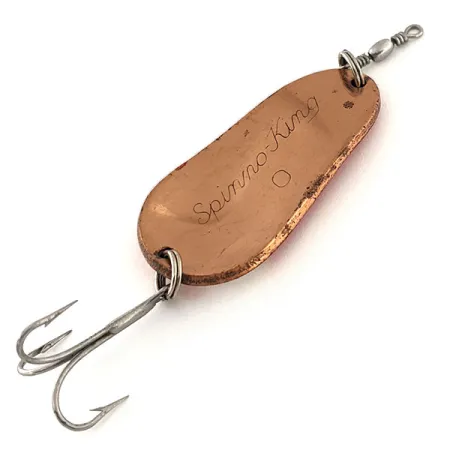 Pecos River Spinno-King 0, czerwony/biały/miedziany, 14 g błystka wahadłowa #11779