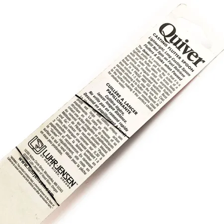 Luhr Jensen Quiver, szary/pomarańczowy, 39 g błystka wahadłowa #11781