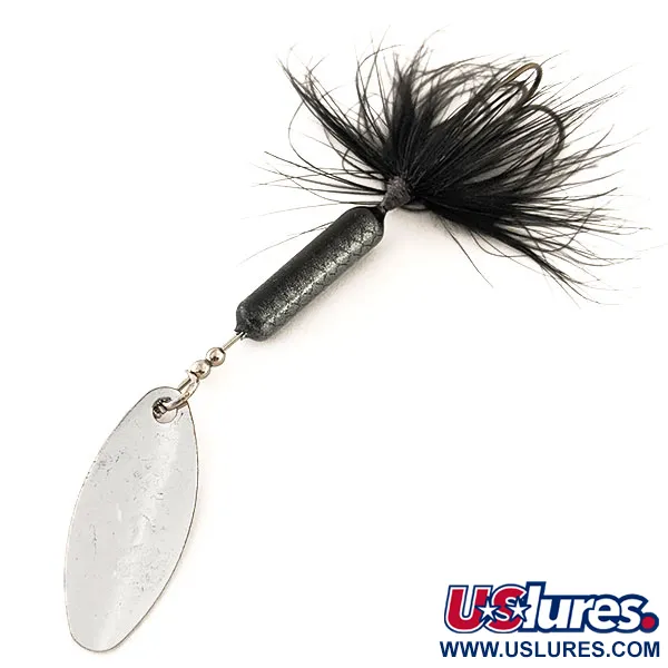 Yakima Bait Worden’s Original Rooster Tail, srebrny/czarny, 4,7 g błystka obrotowa #11784