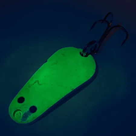 Aeroplane Spinner Aero UV (świeci w ultrafiolecie), zielony/złoty, 7 g błystka wahadłowa #11792