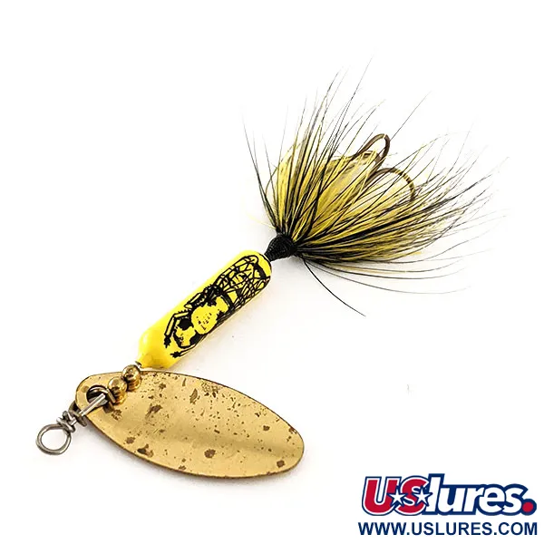 Yakima Bait Worden’s Original Rooster Tail, złoty/żółty, 4,7 g błystka obrotowa #11794