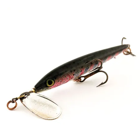 Blue Fox Vibrax Minnow Spin 2, pstrąg srebrny/tęczowy, 12 g błystka obrotowa #11808