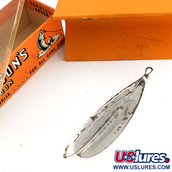  Błystka antyzaczepowa Johnson Silver Minnow, srebro/prawdziwe srebrzenie, 12 g błystka wahadłowa #11825