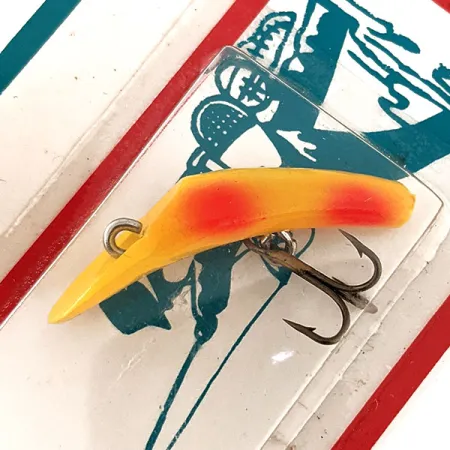 Kmart Kresge #318, żółty/czerwony, 2,5 g wobler #11828