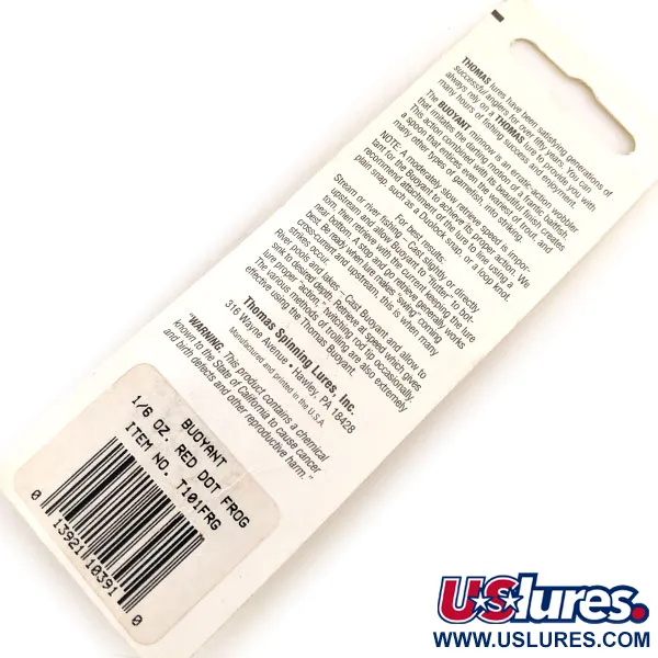  Thomas Buoyant, Żaba, 5 g błystka wahadłowa #11831