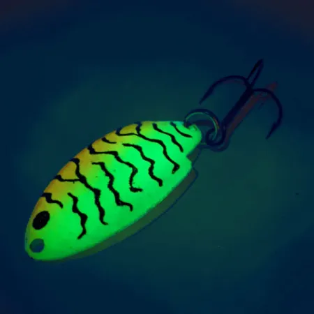 Thomas Buoyant UV (świeci w ultrafiolecie), Fire Tiger (Ognisty Tygrys), 5 g błystka wahadłowa #11877