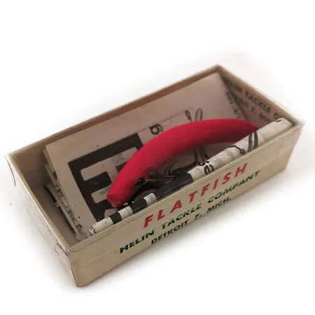 Flatfish F6 Helin Tackle UV (świeci w ultrafiolecie), FRL fluorescencyjny czerwony, 3 g wobler #11910