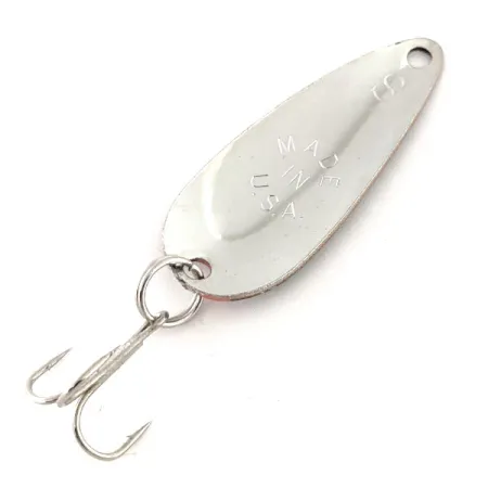 Worth Chippewa Steel Spoon, czerwony/czarny/nikiel, 6 g błystka wahadłowa #11925