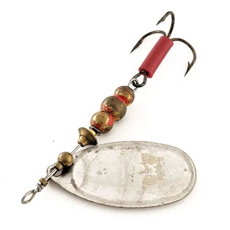 Mepps Aglia 4, model z lat 1970-tych, srebro, 9 g błystka obrotowa #11963