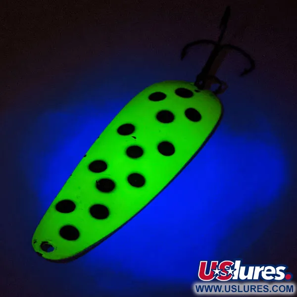  Worth Chippewa Steel Spoon UV (świeci w ultrafiolecie), Chrom/żółty, 17 g błystka wahadłowa #15621