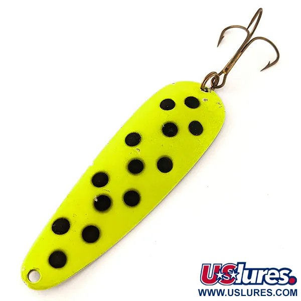  Worth Chippewa Steel Spoon UV (świeci w ultrafiolecie), Chrom/żółty, 17 g błystka wahadłowa #15621