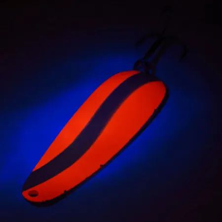 Worth Chippewa Steel Spoon UV (świeci w ultrafiolecie), neonowy różowy/nikiel, 35 g błystka wahadłowa #12028