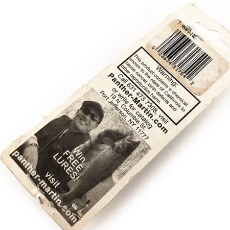 Panther Martin 9 Double Trouble z gumową rybką, złoto, 21 g błystka obrotowa #12046