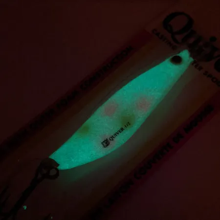 Luhr Jensen Quiver, Perły/świeci w ciemności, 14 g błystka wahadłowa #12050