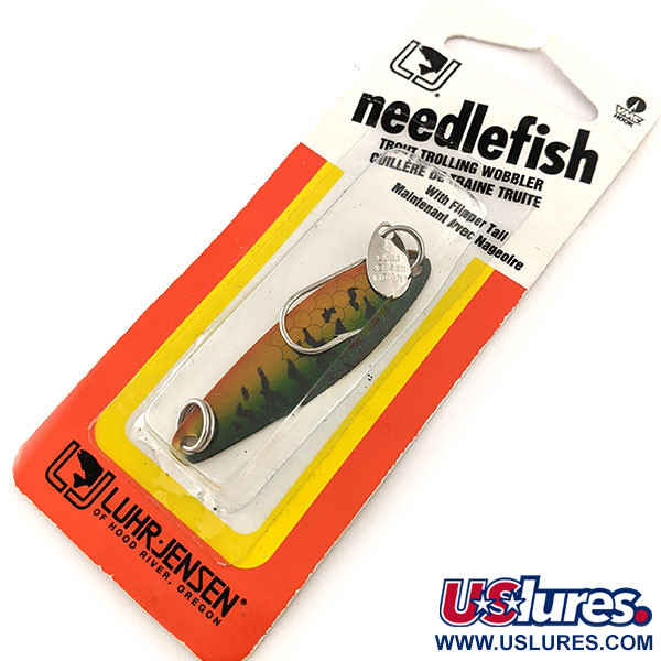 Luhr Jensen Needlefish 2, metaliczny okoń, 3 g błystka wahadłowa #12058